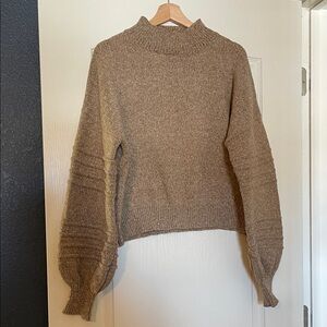 Cozy Brown Women's Turtleneck Sweater